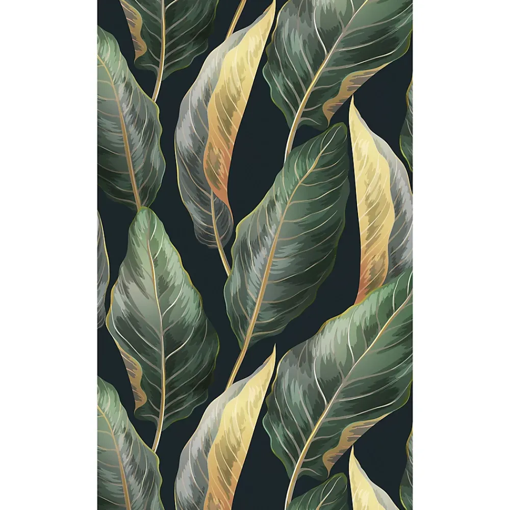 Schulte Panneau mural de salle de bains l.150 x H.255 cm, motifs feuilles bananier, DecoDesign