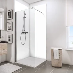 Schulte Panneau mural salle de bains 120 x 210 cm, DécoDesign Couleur, blanc