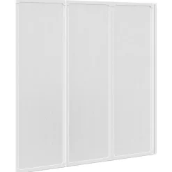 Pare-Baignoire|Vidaxl Pare baignoire à 3 volets rétractables (117x120 cm - Blanc)