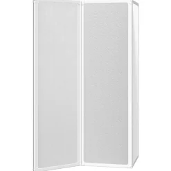 Vidaxl Pare baignoire à 3 volets rétractables (141x132 cm - Blanc)