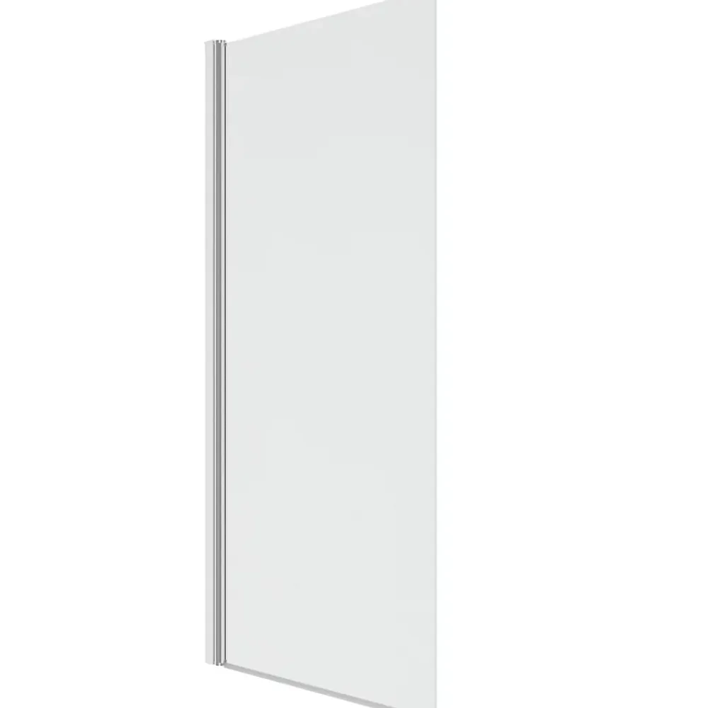 Pare-Baignoire|IDMarket Pare baignoire 1 volet 70x120 cm avec profilé en aluminium argenté
