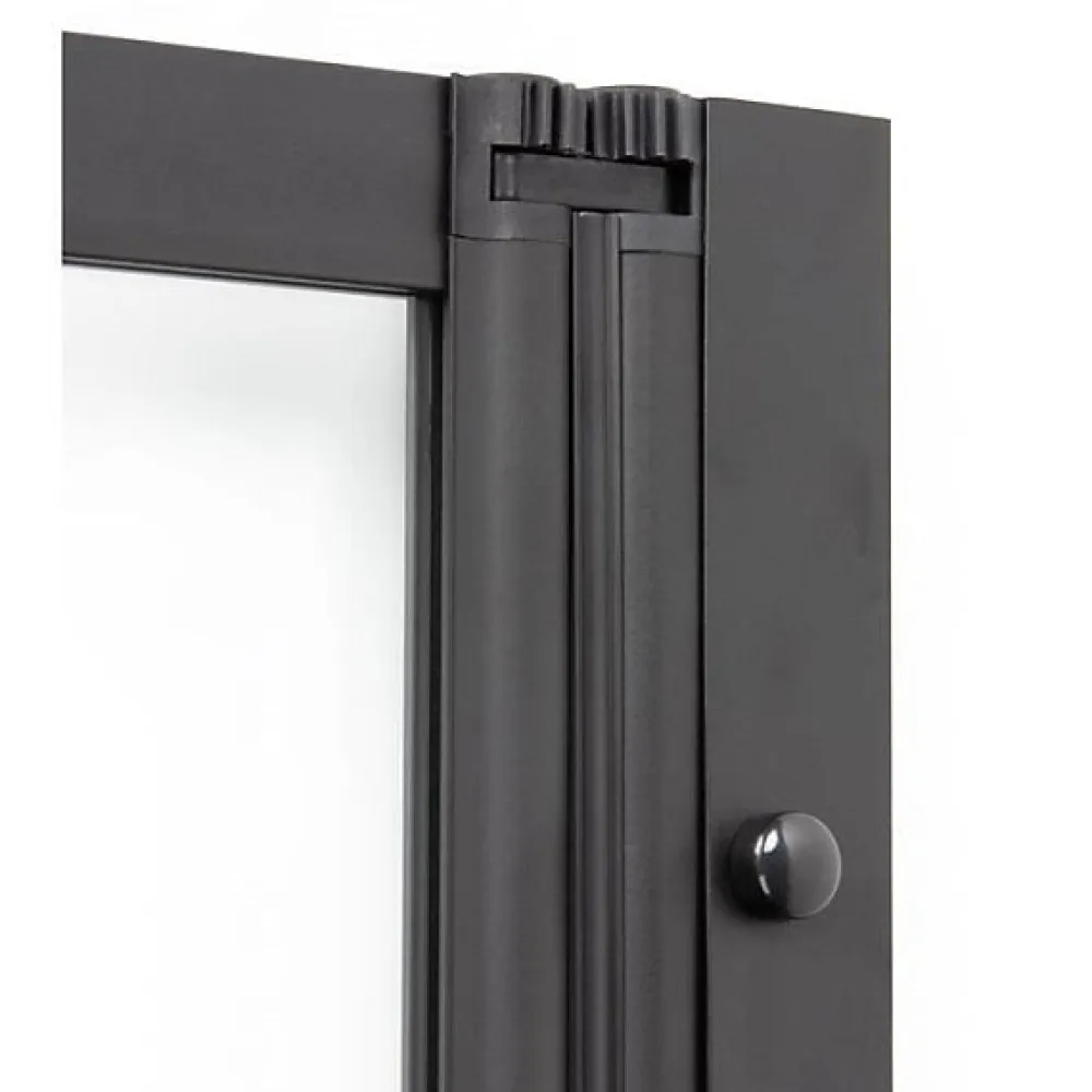 Gelco Pare Baignoire 4 volets - - LEXIA Noir - 110 x 140