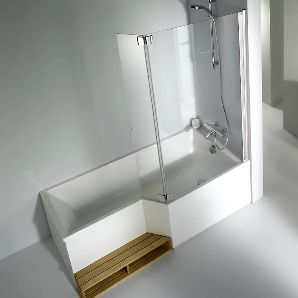 Jacob Delafon Pare bain Neo, 2 volets chromé