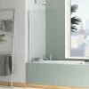 Pare-Baignoire|Galedo Pare-baignoire 70 x 120 cm chromé Essentiel