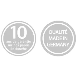 Pare-Baignoire|Schulte Pare-baignoire 80 x 140 cm , 1 volet pivotant, verre transparent rainuré, profilé noir