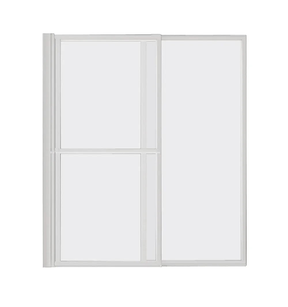 Pare-Baignoire|Atelier du bain Pare-baignoire blanc 2 volets relevable