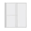 Atelier du bain Pare-baignoire blanc 2 volets pliants relevables L. 106 x H. 140 cm Baya