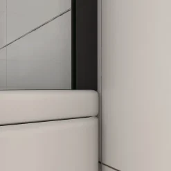 Pare-Baignoire|AICA Sanitaire Pare-baignoire fixé 70x130cm,paroi fixée,5mm verre anticalcaire,noir mat style industriel et simplicité