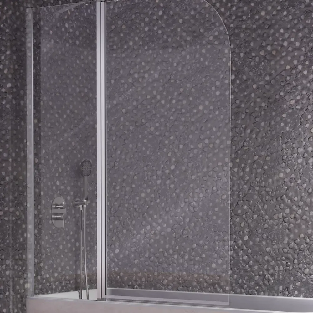Pare-Baignoire|Kassandra Pare-baignoire fixe et pivotant RITA 120 x 150 cm