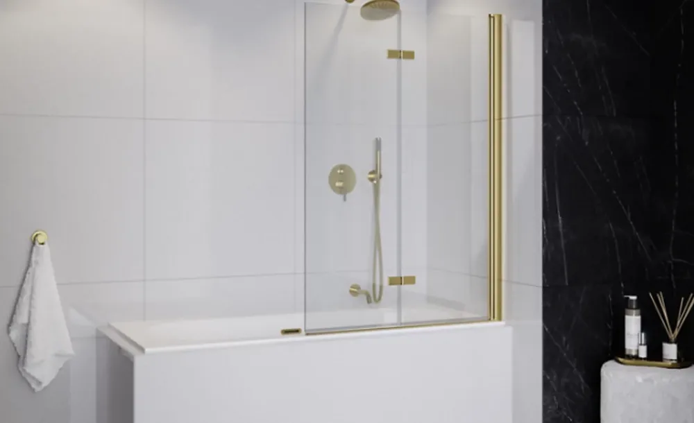 Pare-Baignoire|Azura Home Design Pare-baignoire Lumix Gold Verre trempé