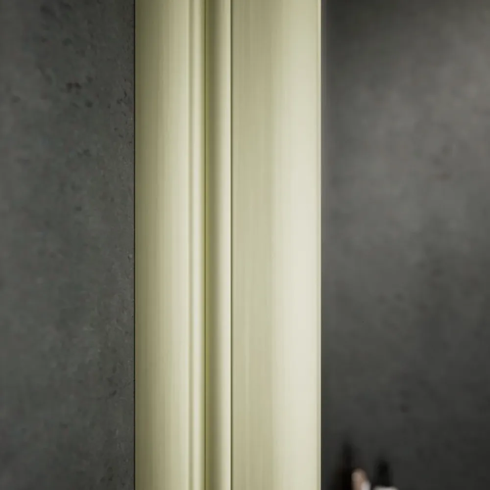 Schulte Pare-baignoire pivotant 1 volet, 140 x 80 cm, verre transparent 5mm, profilé doré mat, Capri