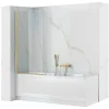Tablier Et Habillage De Baignoire|Rea Pare-Baignoire Elegant Brushed Gold 80
