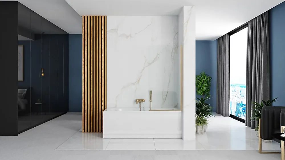 Rea Pare-Baignoire Elegant 70 Gold