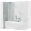 Tablier Et Habillage De Baignoire|Rea Pare-Baignoire Lagos Fix 70 Chrome