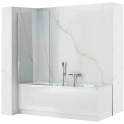 Tablier Et Habillage De Baignoire|Rea Pare-Baignoire Lagos Fix 70 Chrome
