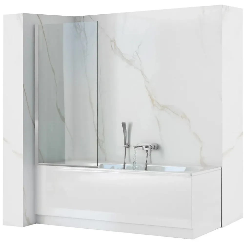 Tablier Et Habillage De Baignoire|Rea Pare-Baignoire Lagos Fix 70 Chrome