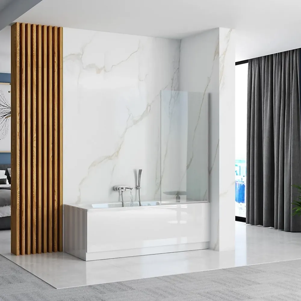 Tablier Et Habillage De Baignoire|Rea Pare-Baignoire Lagos Fix 70 Chrome