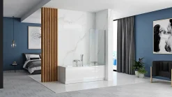 Tablier Et Habillage De Baignoire|Rea Pare-Baignoire Lagos Fix 70 Chrome