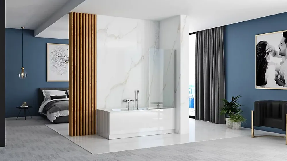 Tablier Et Habillage De Baignoire|Rea Pare-Baignoire Lagos Fix 70 Chrome