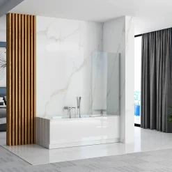 Rea Pare-Baignoire Lagos Fix 80 Chrome