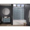 Pare-Baignoire|Kinedo Pare-bain Smart Design Pegasus coulissant pose entre 2 murs 170x148 chromé partie fixe à droite