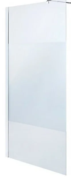 Paroi de douche à l'italienne Cooke & Lewis Onega sérigraphié 90 cm