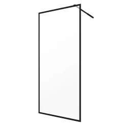 Paroi De Douche| Paroi de douche à l'italienne noir Galedo Dark Edge transparent 90cm