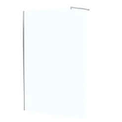 Paroi De Douche| Paroi de douche à l'italienne H.195 x l.140 cm, ép. 5 mm, profilé chrome, Galedo Essentiel