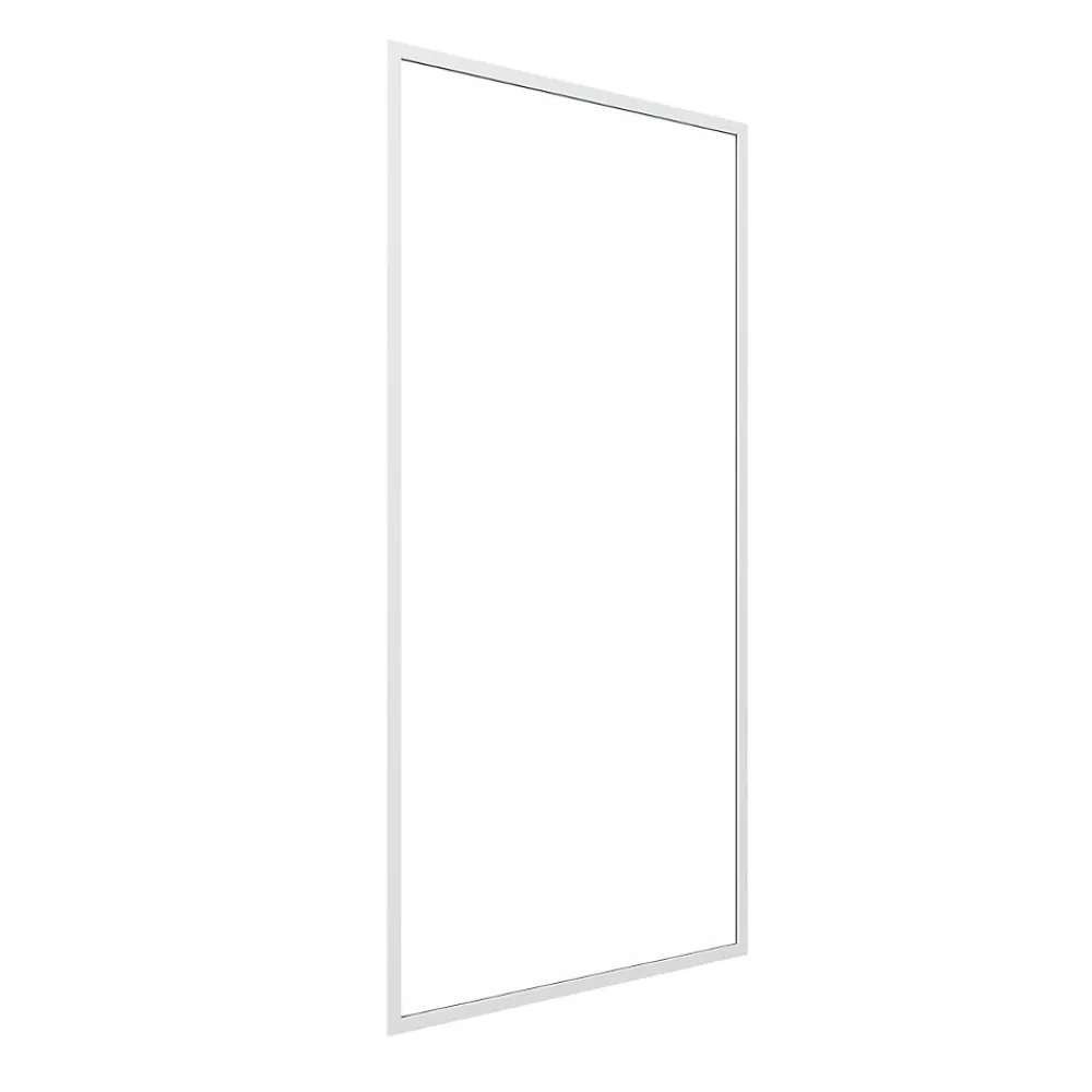 Galedo Paroi de douche fixe blanc Spot transparent 90cm