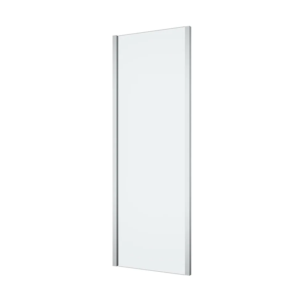 Paroi De Douche|GoodHome Paroi de douche fixe l.70 x H.195 cm, verre transparent, profilés alu chrome, Ledava