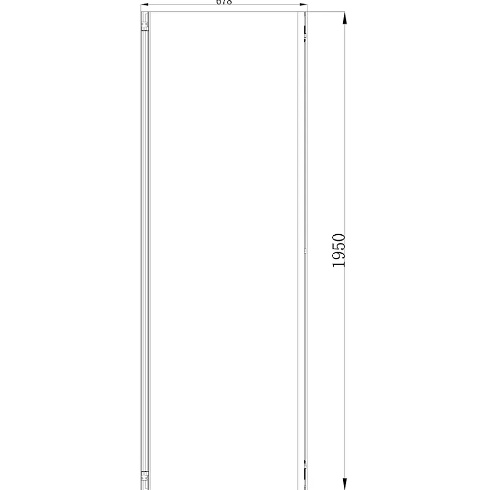 Paroi De Douche|GoodHome Paroi de douche fixe l.70 x H.195 cm, verre transparent, profilés alu chrome, Ledava