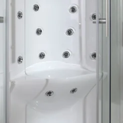 Cabine De Douche|Kiamami Valentina Paroi De Douche Hydromassante Multifonction 70X90 Dx - Iride