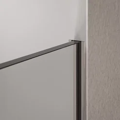 Paroi De Douche| Paroi de douche italienne 90x220cm, verre NANO 10mm, profilé mural inox chrome, sans profilé sol - EX102-2