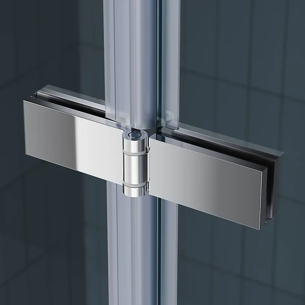 Paroi De Douche Pliante 130x130cm SIRHONA Porte de douche , Pare Baignoire 3 volets