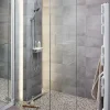 Cooke & Lewis Paroi de douche walk in et volet Zilia transparent 80 + 45 cm