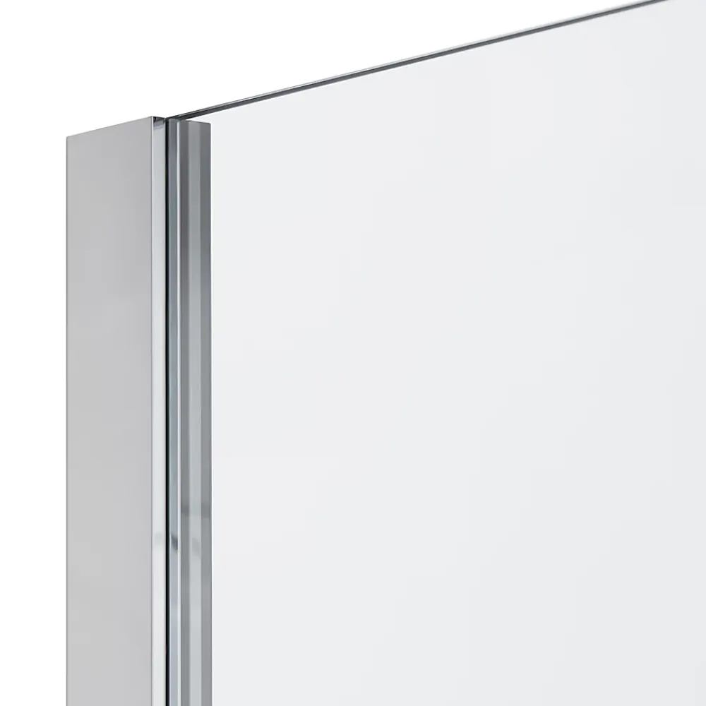 Cooke & Lewis Paroi de douche walk in et volet Zilia transparent 80 + 45 cm