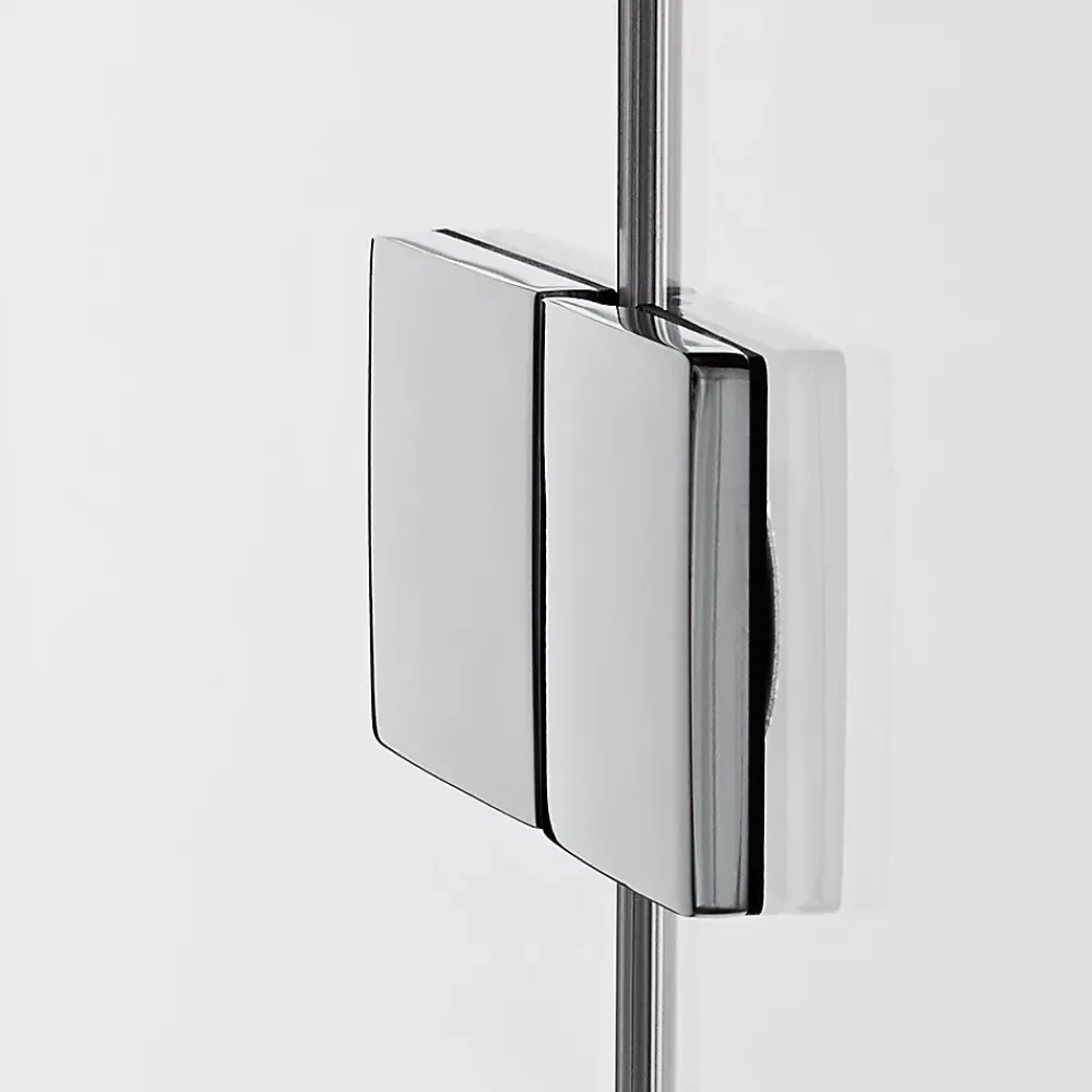 Cooke & Lewis Paroi de douche walk in et volet Zilia transparent 80 + 45 cm