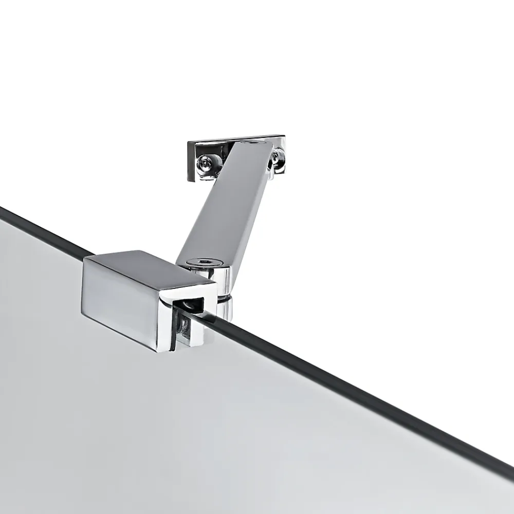 Cooke & Lewis Paroi de douche walk in et volet Zilia transparent 80 + 45 cm