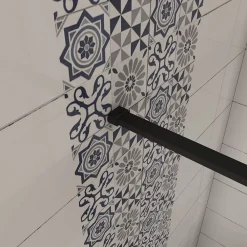 Paroi De Douche| paroi de douche 120x200cm,avec une barre de fixation 90cm,en 8mm verre anticalcaire,Paroi douche italienne,Conception et intimité