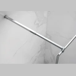 Paroi De Douche| Paroi douche Italienne LUCIA 140 x 200 cm, verre 8mm, transparent, anticalcaire - Saniverre