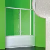 Forte Paroi Pare-Baignoire 150 CM en acrylique mod. Plutone avec ouverture laterale