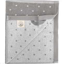 Serviette De Bain|Linnea Parure de bain 7 pièces collection EFFICIENT DOTS gris lunar