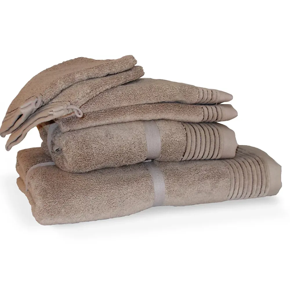 Linnea Parure de bain 6 pièces JULIET Beige 520g/m2