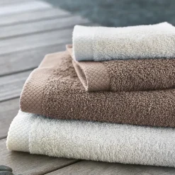 Serviette De Bain|Linnea Parure de bain 6 pièces PURE Taupe 550g/m2
