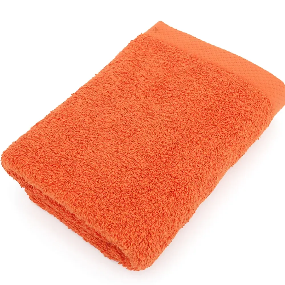Linnea Parure de bain 6 pièces PURE Orange Butane 550g/m2