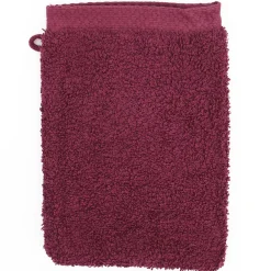 Linnea Parure de bain 6 pièces PURE Bordeaux 550g/m2