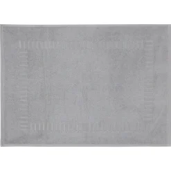 Serviette De Bain|Linnea Parure de bain 6 pièces PURE SQUARES Argent 550g/m2