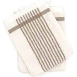Linnea Parure de bain 6 pièces RIBBON beige