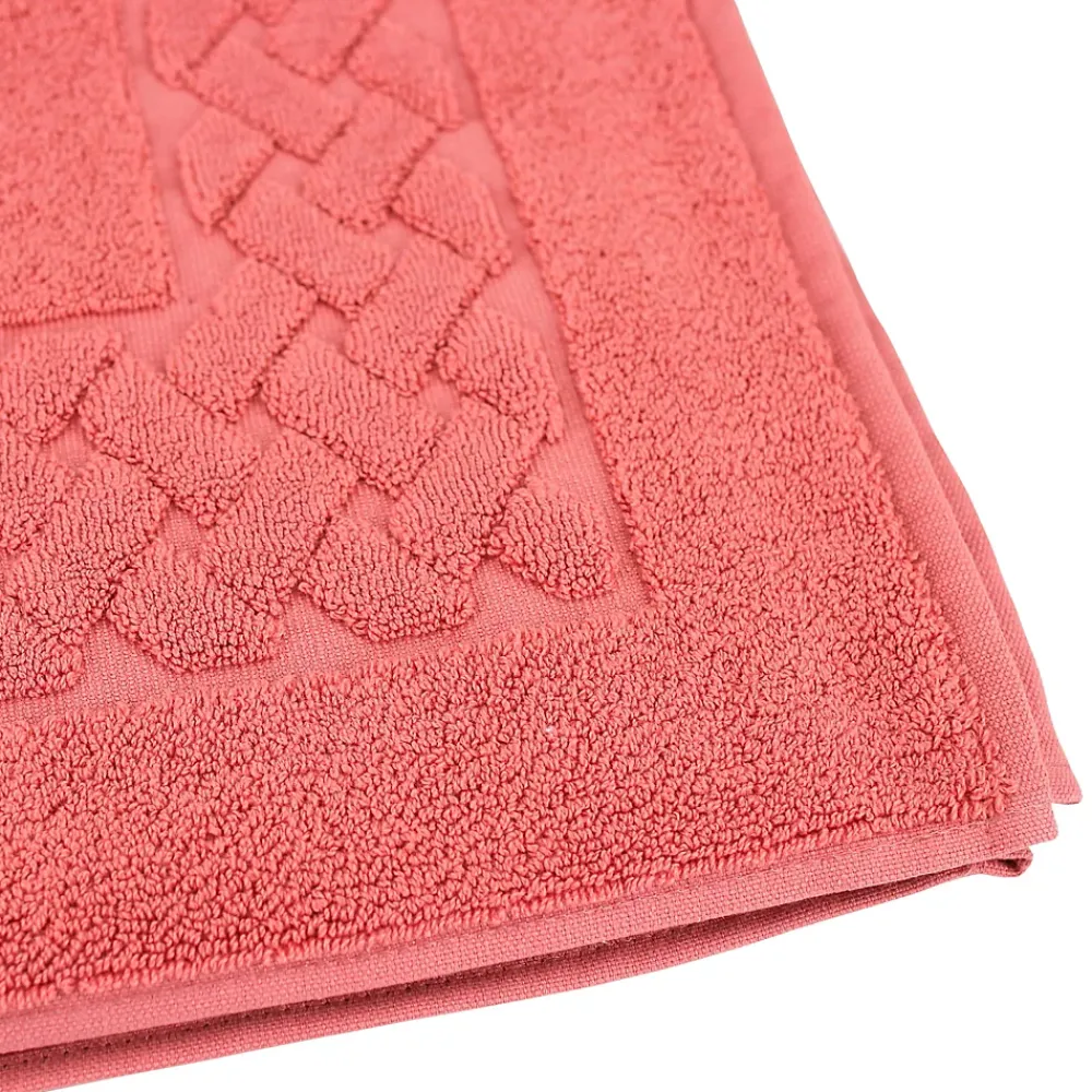 Serviette De Bain|Linnea Parure de bain 7 pièces ROYAL CRESENT Rouge Terre Cuite 650g/m2