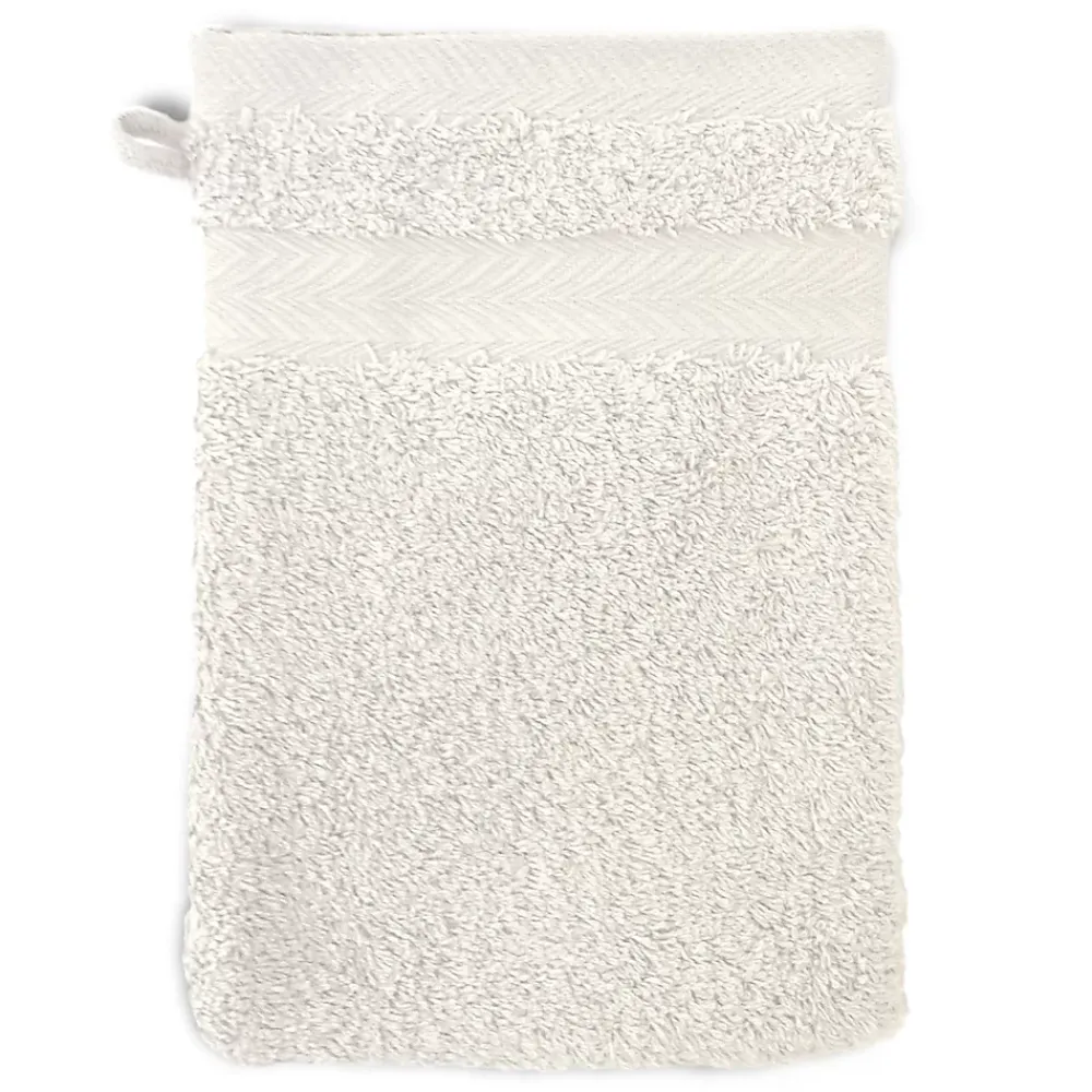 Linnea Parure de bain 7 pièces ROYAL CRESENT Blanc Crème 650g/m2